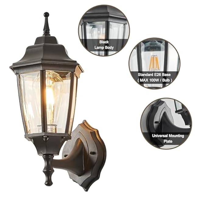 Refice Outdoor Light Fixtures Wall Mount Porch Lights