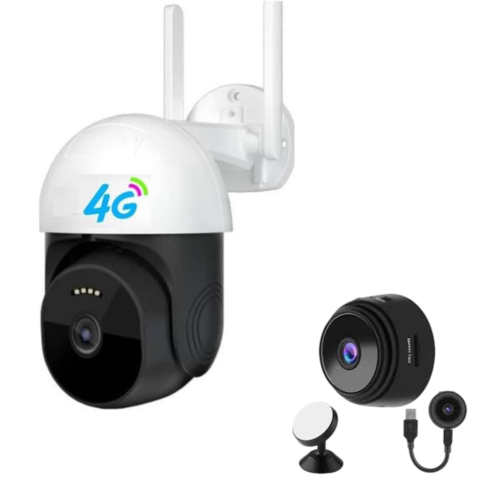 CAMERA DEKHO Smart Camera, Motion Tracking IP66 Waterproof High Definition Surveillance Camera for Home - EU Plug White | with Free Magnetic Spy Camera-picture-17