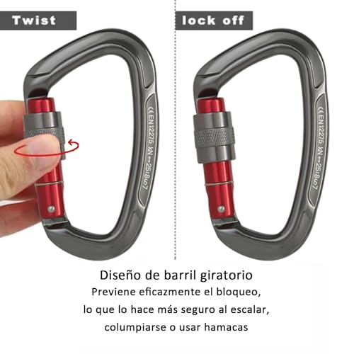 El Mejor Listado de Mosquetones de esta semana. 27 Mosquetones marca T-FOUR (3)