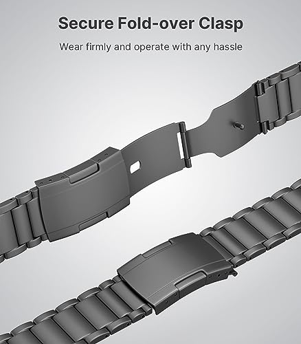 Image of MoKo Upgraded Titanium Watch Band, Compatible with Apple Watch Ultra 3 / Ultra 49mm, Replacement Strap for iWatch 46mm /45mm /44mm /42mm, Metal Band for Series 11 /10 /9 /8 /7 /6 /5 /4 /3 /2 /1 /SE3 /SE2 /SE