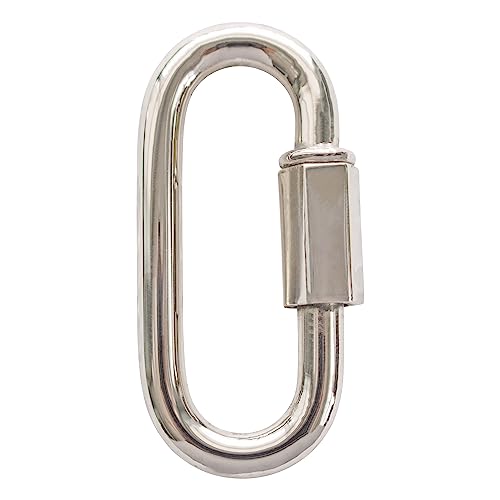 RCH Hardware QL-BR01-60 Brass Quicklink, 3 Gauge, Polished Nickel (2 Pack)