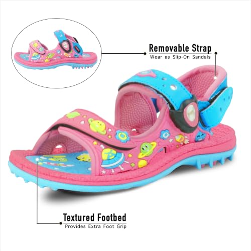 Image of Gold Pigeon Shoes Easy SNAP LOCK Outdoor Water Kids Toddler Sandals for Girls & Boys. Everyday, Vocation, Pool, Summer, Beach Essentials.