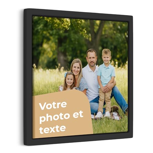 Cimpress Tableau sur Toile Personnalisé avec Photo ou Logo, 30 × 30 cm, Décoration Murale pour la Maison, le Bureau ou le Studio, Wall Art Moderne, Idée...