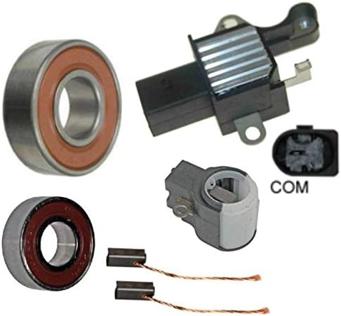 Alternator Kit for 210 Amp Denso Compatible with 2011 528i, 2011-2012 X3 3.0L Regulator, Brushes, Bearings