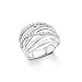 Produktbild s.Oliver Damen Echtschmuck Ring Silber 925 Geschenkidee Muttertag Geburtstag