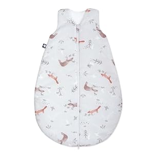 Julius Zöllner Babyzomerslaapzak van 100% katoen, maat 110, 24-48 maanden, standaard 100 door Oeko-Tex, made in Germany, Woodlife