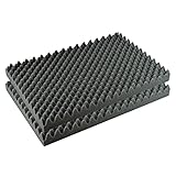 【Amazon.co.jp 限定】ホーザン(HOZAN) 緩衝ウレタン(2個入) ウレタンフォーム 厚さ5cmの極厚波型 ツールケースのフタ側に 緩衝材 クッション材 B-89AZ