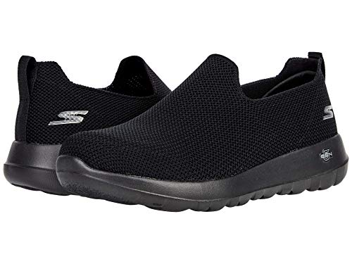 Skechers Go Max-Athletic Air-Mesh Slip on Walking-Schuh, Herren-Sneaker., Schwarz/Schwarz/Schwarz, 40 EU X-Weit – Ansicht 3
