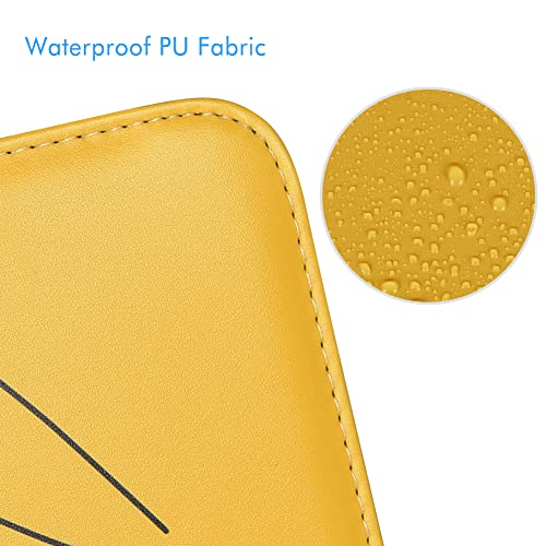 Card Binder 4 Pokets,Trading Card Holder Book For Tcg Game Cards And Sports Trading Cards,Fits 400 Cards Collector Album Yellow #TOP3