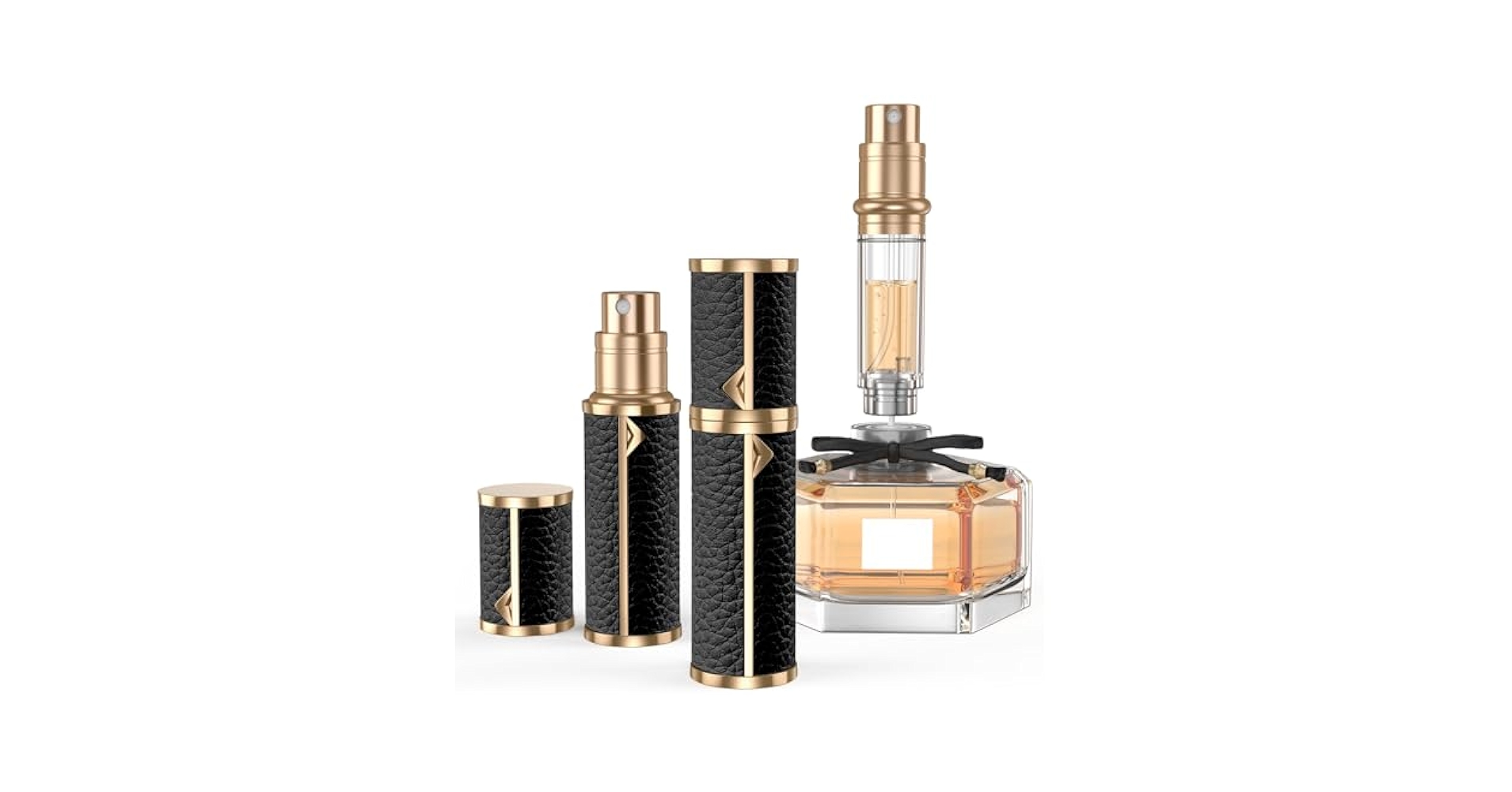 非売品②リモワ TRAVEL PERFUME ATOMIZERアトマイザー Atomizer Twist Up Silver by Francoise De Gaulle - Stylish
