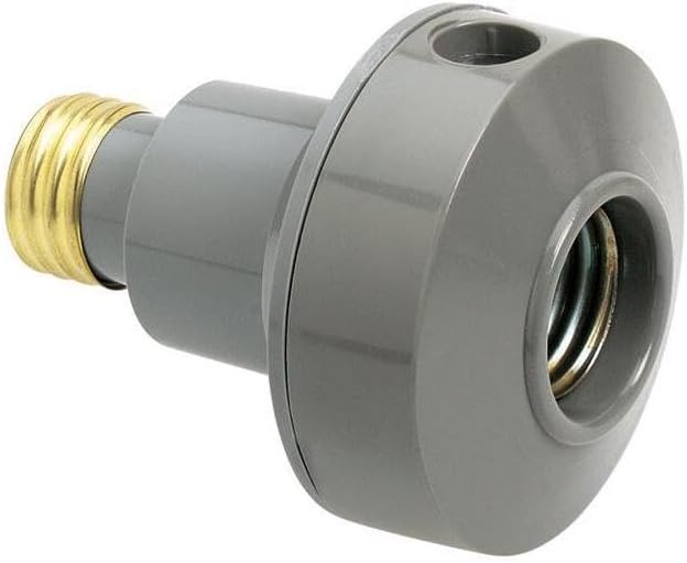 4 pcs Westek OLC5CFLBC-4 150 Watt Outdoor Flood Light Control, Grey