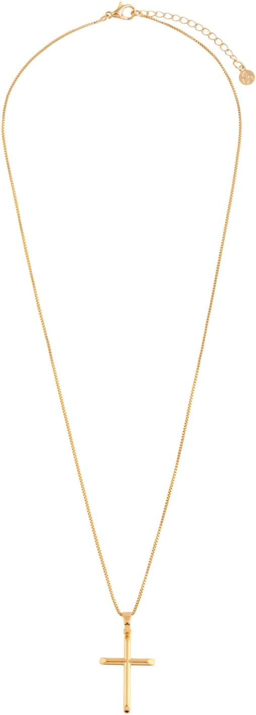 Carol Bela | Dainty Gold Pendant Necklace for Women | 18K Gold Plated Chain Jewelry | Cubic Zirconia Charm | Hypoallergenic Lightweight Accessory | Adjustable Elegant Gift | Multiple Variations