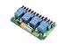 NOYITO 30A 4 Channel Relay Module High Low Level Trigger with Optocoupler Isolation Load DC 30V AC 250V 30A for PLC Automation Equipment Control, Industrial Control (4-Channel 12V)