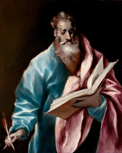 Tableau El Greco Saint l'évangéliste pour sublimer l'ambiance de votre bureau de travail