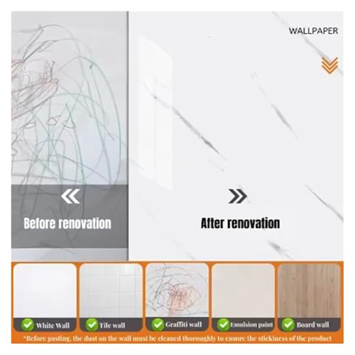 Papel tapiz espuma gruesa para cubrir azulejo ceramica con vinilo cocina 6