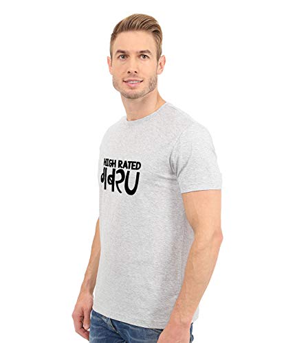 Image of T-Shirt for Men HIGH Rated GABRU Hindi Funny Typography tees