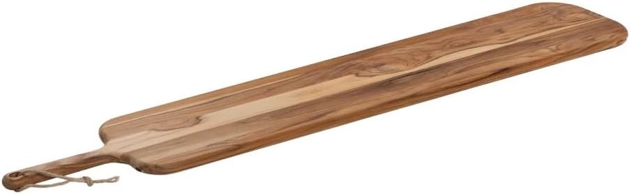 Planche à Charcuterie En Acacia Pliable - Grande Taille 84x30,5 Cm Avec Poignées - Pour Service Fromage, Viande, Apéro