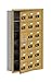 Salsbury Industries 19165-18GRC Cell Phone-Access Panel-6 Unit Recessed Mounted-Resettable Combo Locks with 5-Inch Diameter Compartments, Gold