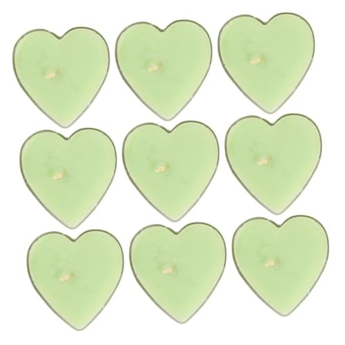 Happyyami 9Pcs Heart Shaped Tealight Candles for Romantic Proposals Weddings Parties Decorative Candles Present for Celebrations Home Decor and Special Moments