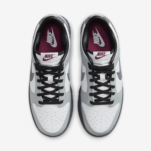 Nike Dunk Low LX Women's Shoes (HQ3462-191, White/White/Light Smoke Grey/Multi-Color)4