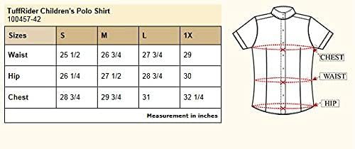 Miniatura 2 de TuffRider Polo para niña Hot Pink, Mist Green, Ocean, White, Pink, Lilac