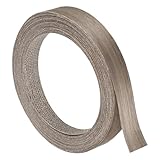 QUARKZMAN 1 Zoll x 16ft Furnierkantenband, vorgeklebte flexible Walnuss-Kantenstreifen, bügelbar mit Heißkleber Holzband für Schrankreparatur und Möbelrestauration