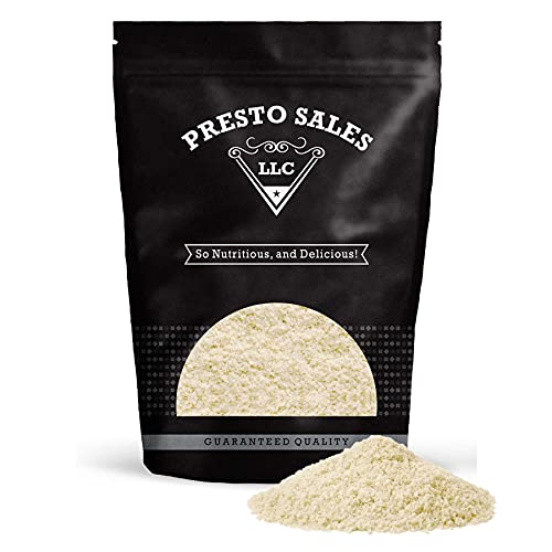 Presto Sales Almonds, "Fresh Crop Year 2023" Extra Sifted Fine Fresh Flour Healthy Blanched Raw 80 Oz. | Keto And Paleo Friendly, Vegan, Premium Quality, Delicious | #1 Diet, Low Carb, Protein, Wheat Substitute For Baking Delights Desserts Macarons And Marzipan Resealable Pouch 5 Lbs. Bag #TOP13