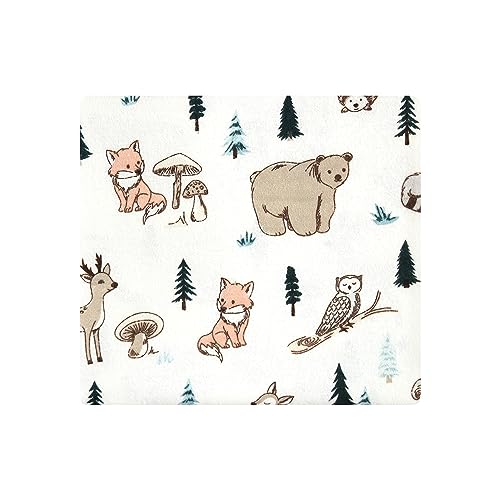 Image of Luvable Friends Little Treasure Flannel Receiving Blankets 4pk