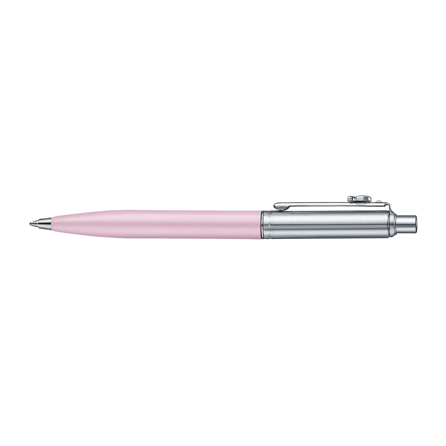 Sheaffer Sentinel Emily in Paris E321 Ballpoint Pen, Pink Matte Finish, Chrome-Plated Trims, Bow-Shaped Clip (Ballpoint) - Image 3