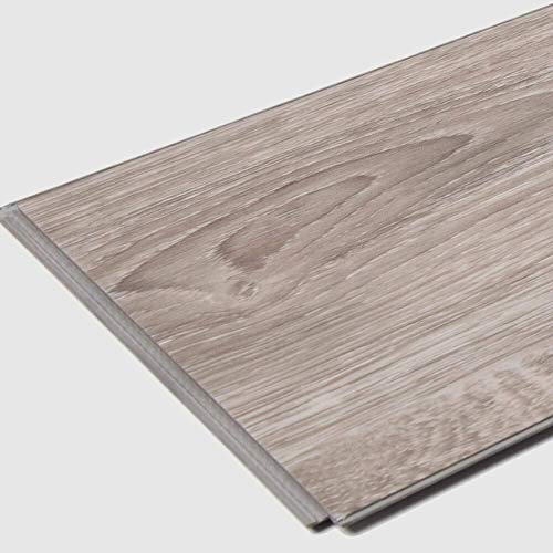 Diflart 15.sq.ft Vinyl Plank Flooring Click Locking 36x6 inch Lvt Flooring Waterproof Foam Back Rigid SPC Core Cantha Oak Wood Grain Finish