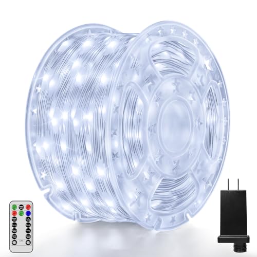 Ccinny Christmas Lights Outdoor, 1000LED 328FT Christmas Tree Lights IP67 Waterproof, Plug in Fairy...