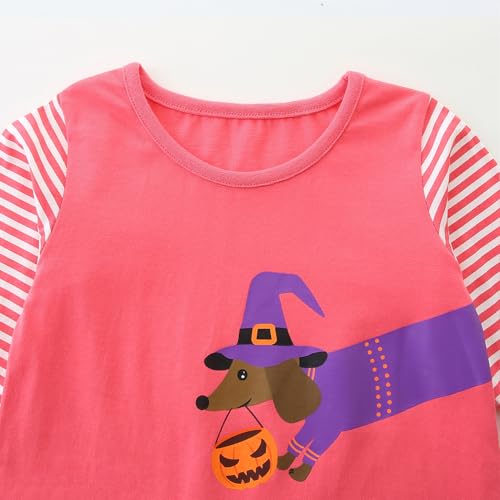 HOMAGIC2WE Toddler Girl Dress Kids Long Sleeve Cotton Casual Cute Playwear Dresses Fall Soft Clothes3