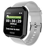schrittzähler uhr herren ✿【Herzfrequenz- und Schlafmonitor】 Kontinuierliches, automatisches Herzfrequenz-Tracking ohne unangenehmen Brustgurt hilft Ihnen dabei, Ihre Gesundheit und Fitness besser zu verstehen. Verfolgt automatisch Ihre Schlafdauer und Schlafphasen. Stellen Sie einen stillen Alarm ein und Ihr Tracker weckt Sie mit einer leisen Vibration.