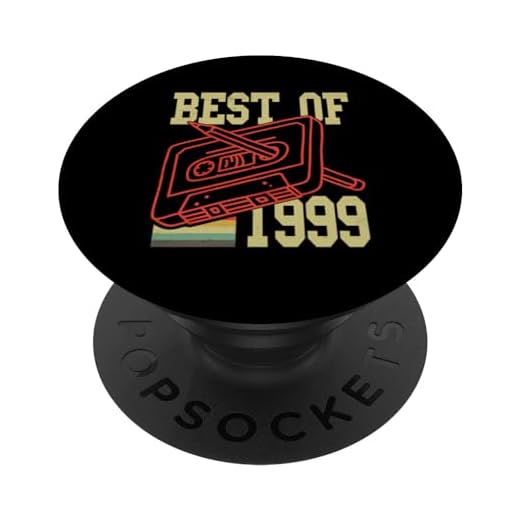 Lo mejor de 1999 Audio Cassette Cumpleaños Nacido en PopSockets PopGrip Intercambiable