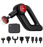 HEYCHY Massage Gun Deep Tissue with Heat,90°Adjustable Percussion Massage Gun with 12mm Amplitude...