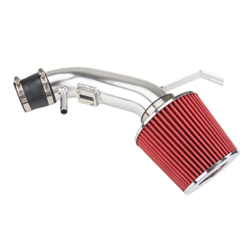 Torchbeam Cold Air Intake Filters System Kits Fit for Altima 2007-2012, Aluminum Filter System Replacement Red