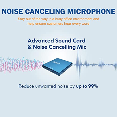 Headset With Microphone For Pc Computer Laptop Cell Phone,Wired Headphones With Noise Cancelling Mic For Teams Zoom Call Center Office Work From Home #TOP4