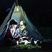 Jorzer Camping Lamp Gas Lighting Lamp Tent Gas Lighting Candle Light Portable Outdoor Bike Lamp.