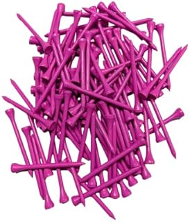 AJ Timber 100pcs Premium Bamboo Golf Tees - Strong, Eco Friendly & Sustainable
