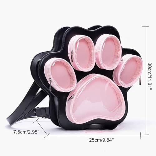 Sac à dos pour ordinateur portable chat avec sangle de poitrine fille - 4