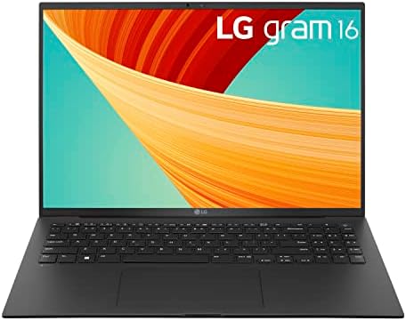 LG gram 16” Lightweight Laptop, Intel 13th Gen Core i7 Evo Platform, Windows 11 Home, NVIDIA RTX3050 4GB GPU, 32GB RAM, 2TB SSD, Black