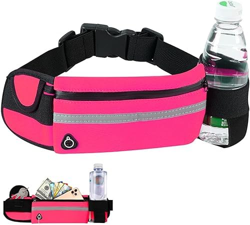 Pochete de Cinto Esportiva– Resistente à Água Para Trilhas, Fitness, Bolsa de Corrida Ajustável Para