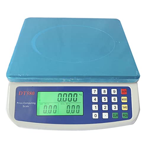 Báscula Digital de Cocina de 30 kg/66 LB con Pantalla LCD, función de Tara, precisión de 1 g, para Hornear, Ingredientes de Alimentos en casa (Color: batería)