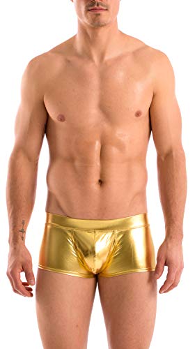 Gary Majdell Sport Mens New Solid Hot Body Boxer Swimsuit