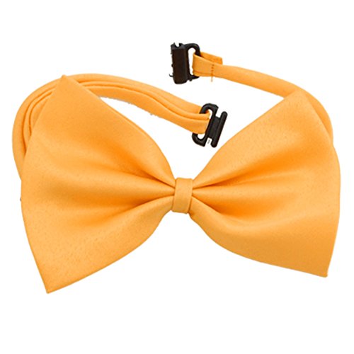 Ruilogod 犬 蝶ネクタイ ペット 猫 調節可能 ボウタイカラー イエロー