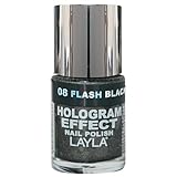 HOLOGRAMM EFFEKT NAGELLACK Layla Cosmetics Hologram Effect Nagellack - flash black, 1er pack (1 x 0.01 l)