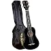 Diamond Head DU-100 Rainbow Soprano Ukulele - Black