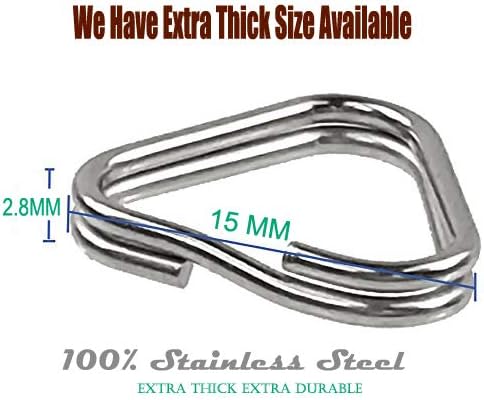 Miniatura 5 de Foto&Tech 4 piezas de correa para cámara con anillo de lengüeta, gancho triangular de anillo dividido, compatible con Fujifilm Lecia, Nikon, Canon,