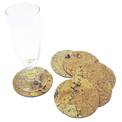 Biosughero - Dessous de verre en liège ronds (lot de 6) Cover