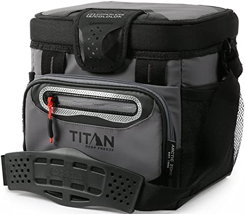 Arctic Zone Titan Deep Freeze Cooler - Zipperless Hardbody Cooler - Deep Freeze Insulation, HardBody Liner, and SmartShelf